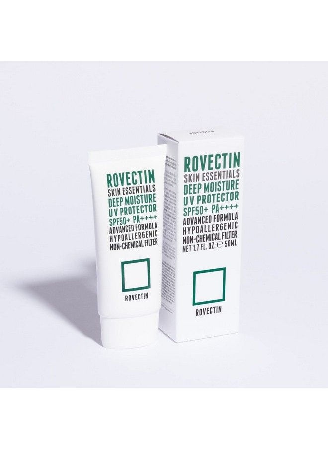rovectin - Skin Essentials Deep Moisture Uv Protector Spf50+ Pa++++ 50Ml Cream Korean Skin Care Product For Women & Men - Image 1