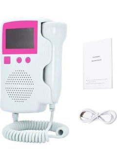 Generic Fetal Doppler Heartbeat Detector Portable Pregnant Baby Ultrasound Pocket Heart Rate Monitor  - Image 3