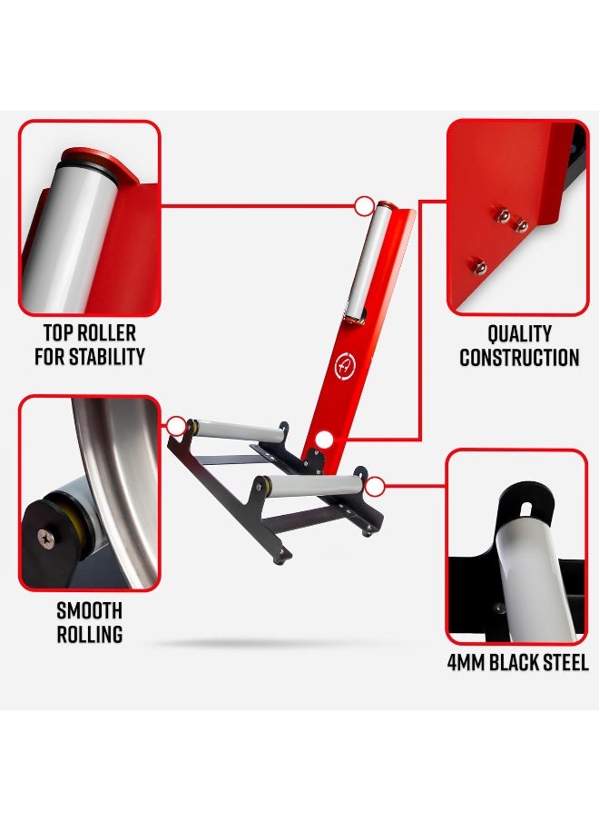 Adam's Polishes - Rolling Wheel Detailing Stand - Wheel & Tire Car Detailing Roller For Wheel Cleaning, Ceramic Coating, Applying Tire Shine & Car Wheel Wash | Garage Accessory For Detailers - Image 1