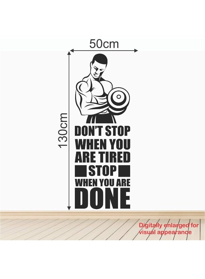 StickMe 'Gym - Fitness - Bodybuilding - Office - Sports - Workout - Boxing - Inspirational - Motivational - Quotes - Wall Sticker' - Image 3