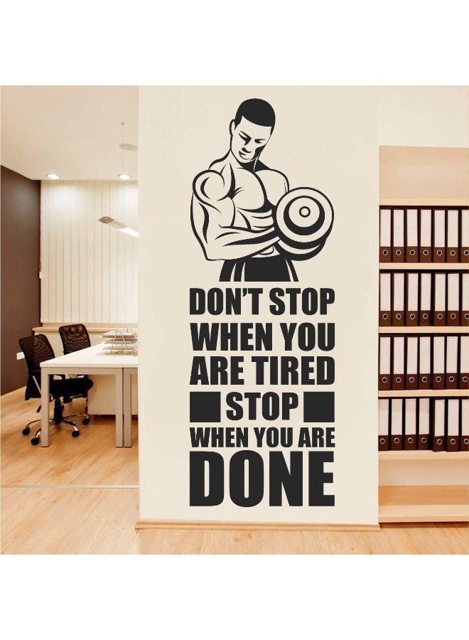 StickMe 'Gym - Fitness - Bodybuilding - Office - Sports - Workout - Boxing - Inspirational - Motivational - Quotes - Wall Sticker' - Image 2