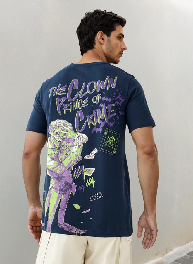 Splash FAV The Joker Print T-shirt with Crew Neck and Short Sleeves - Image 1