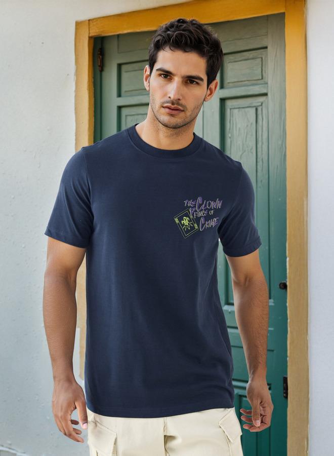 Splash FAV The Joker Print T-shirt with Crew Neck and Short Sleeves - Image 3
