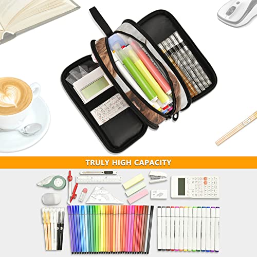 JUNZAN Pencil Case Scottish Highland Cow Large Capacity Pencil Pouch Pen Bag Student Stationery Office Supplies Present for Teen Girls Boys - Image 5