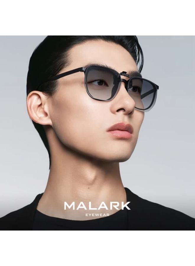 Molake Polarized Sungl Clip-on For Driving, Day And Night Use, Photochromic, Anti-glare Sungl For Men With Prescription Lenses