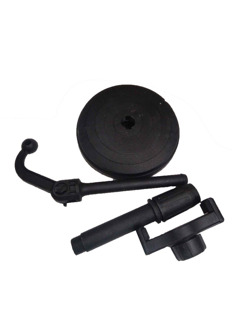 Generic Vocal Microphone Stand Holder For Mobile Phone Black  - Image 2