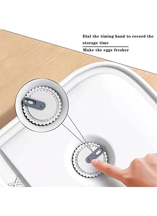 TOPSPIRIT TOPSPIRIT Drawer Type Egg Box Storage Containers Plastic Box With Lid Storage Egg Refrigerator Organizer Drawer Egg Tray Egg Holder Refrigerator Egg Case Egg Container for Cabinet Multicolor  - Image 5