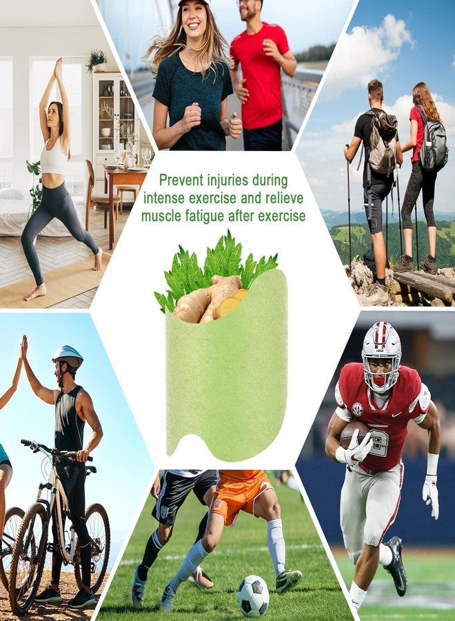 Finaxo Herbal Knee Pain Relief Patches Arthritis Inflammation Patch Sticker | Instant Relief from Knee Pain | Joint Knee Pain Relief Products Natural Wormwood Extract Patch for Knee (20) - Image 3