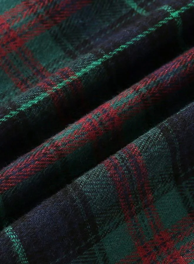 تايك تو طفم من بنطال وقميص بطبعة مربعات