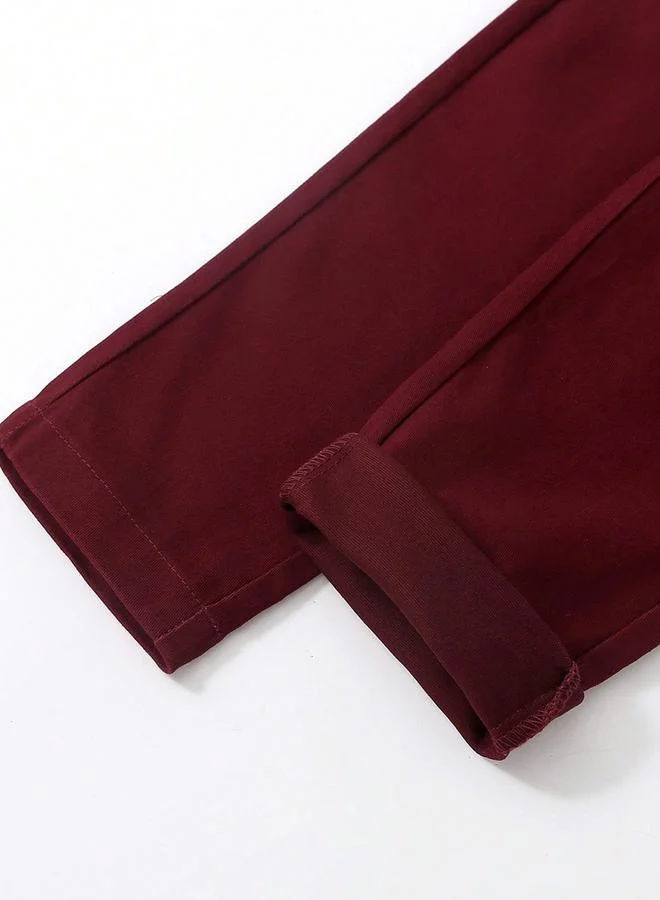 تايك تو طفم من بنطال وقميص بطبعة مربعات