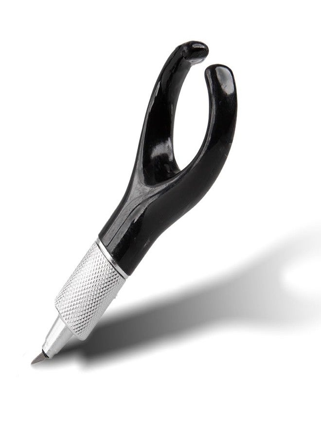 Craft County Loop Handle Pen-Grip Crafting Knives - Ergonomic Precision Blades for Scrapbooking, Sewing, and More! (Swivel) - Image 1