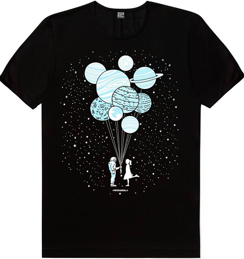Balloon Planets, Snow Falls Women's 2-Piece Eco Pack T-Shirt