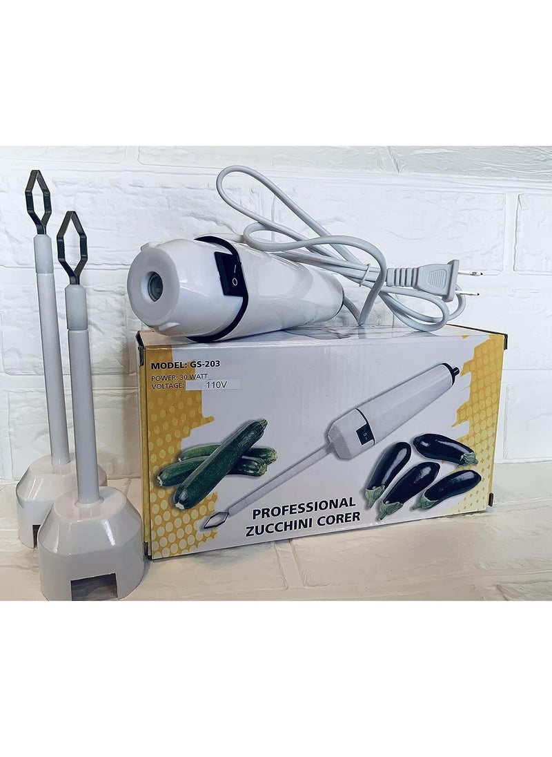 DubaiGallery Variable speed electric power electric vegetable corer zucchini cucumber eggplant potato turnip carrot drill easy veggie corer  - Image 1