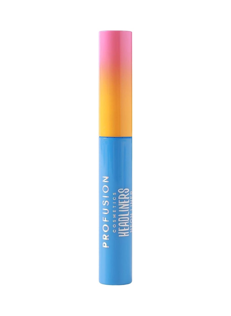 Profusion Cosmetics Its a Vibe Headliners Neon Liners Vibrant Colored Liquid Eyeliners for Festival Season Glam Long Wearing 4 Unique Shades Makeup for Women and Girls - Image 2