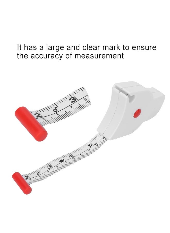 Generic cersalt Body Measurement Tape, Body Measuring Tape Large and Clear Mark Two Scales for Arm for Thigh for Calf(A little red tape measure)  - Image 5