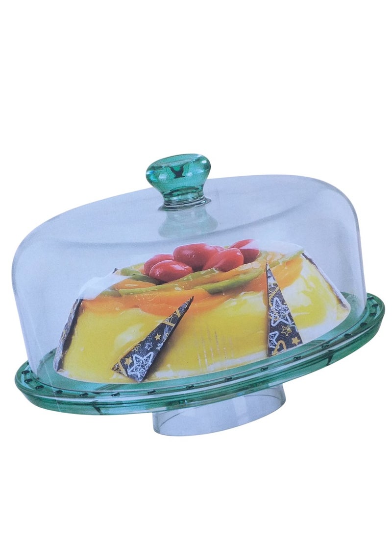 حامل كعك متعدد الوظائف مع غطاء قبة