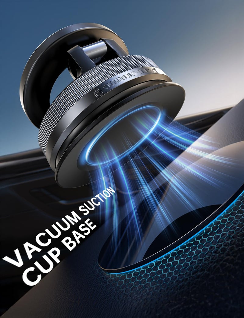 Coolpowã€Newest Vacuum Magnetic Phone Holder for Car Phone Holder Mountã€Movable Vacuum Suctionã€‘ Magsafe Car Mount Cell Phone Holders for Your Car Accessories for Women Men for iPhone 17 16 15 14 Kits - Image 3