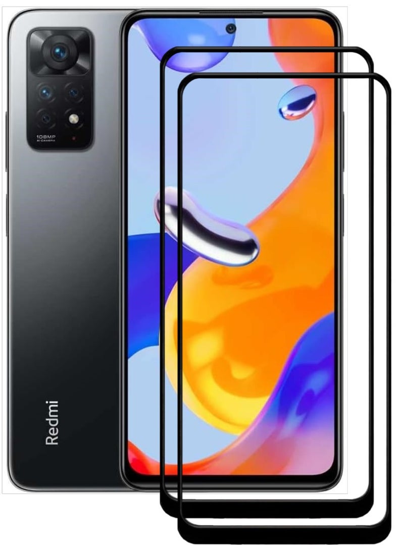 ACLIX 2 Pieces Antistatic ESD Dustproof Premium Quality High Definition Tempered Glass Screen Protector Designed For Xiaomi Redmi Note 11 Pro - Image 1
