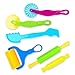 Wolwefa Clay Tools Clay and Dough Tools Set for Kid Craft Dough Accessories Kit with Roller Cutting SpatulaRolling Pin - Image 2
