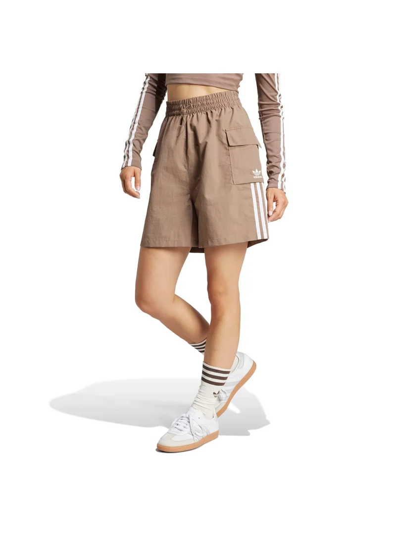 اديداس adidas 3S CARGO SHORTS Brown Originals Women SHORTS