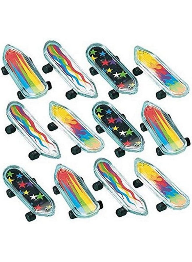 Amscan مجموعة من 12 لوح تزلج أصابع 1 7/8" × 1/2" × 1/2" متعدد الألوان - Image 3