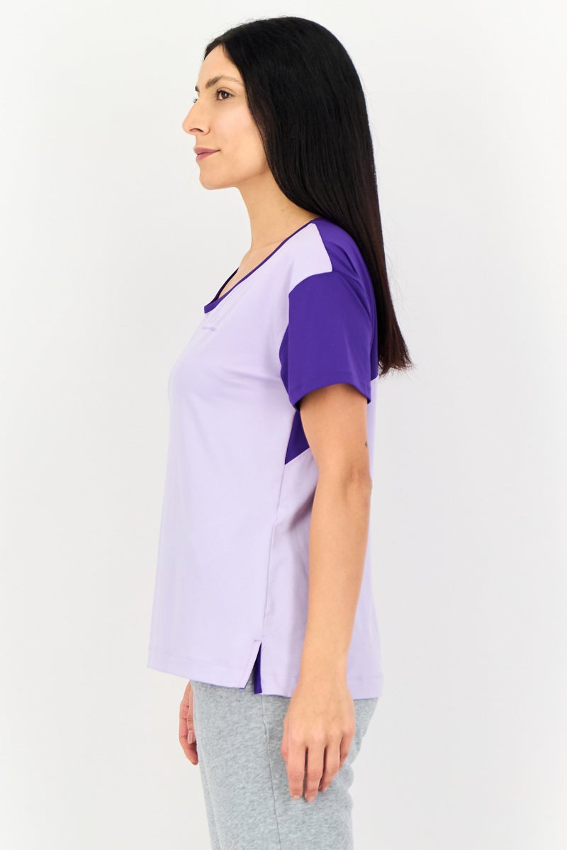 UNDER ARMOUR Women Loose Fit Short Sleeve Training T-Shirt, Multicolor - Image 2