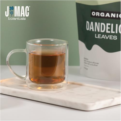 J Mac Botanicals, Organic Dandelion Leaves (4 oz bag) USDA Certified Organic Dandelion leaf tea, te diente de leon organico, Packaged in the USA, Cut and Sifted, No Caffeine - Image 3