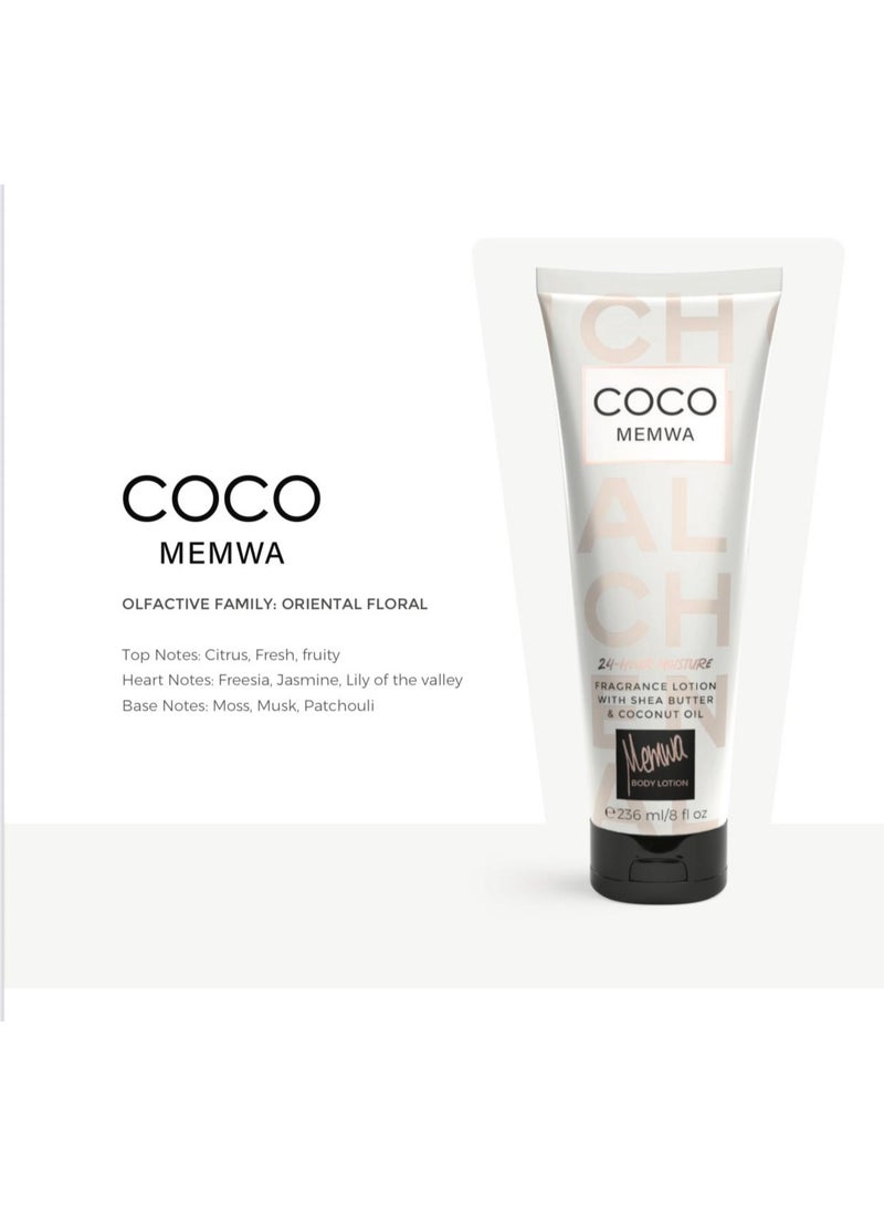 Gulf Orchid - Gift Set - Memwa COCO (236 ML body lotion & 250 ML Body Mist) Citrus, Fresh, Fruity - Image 3