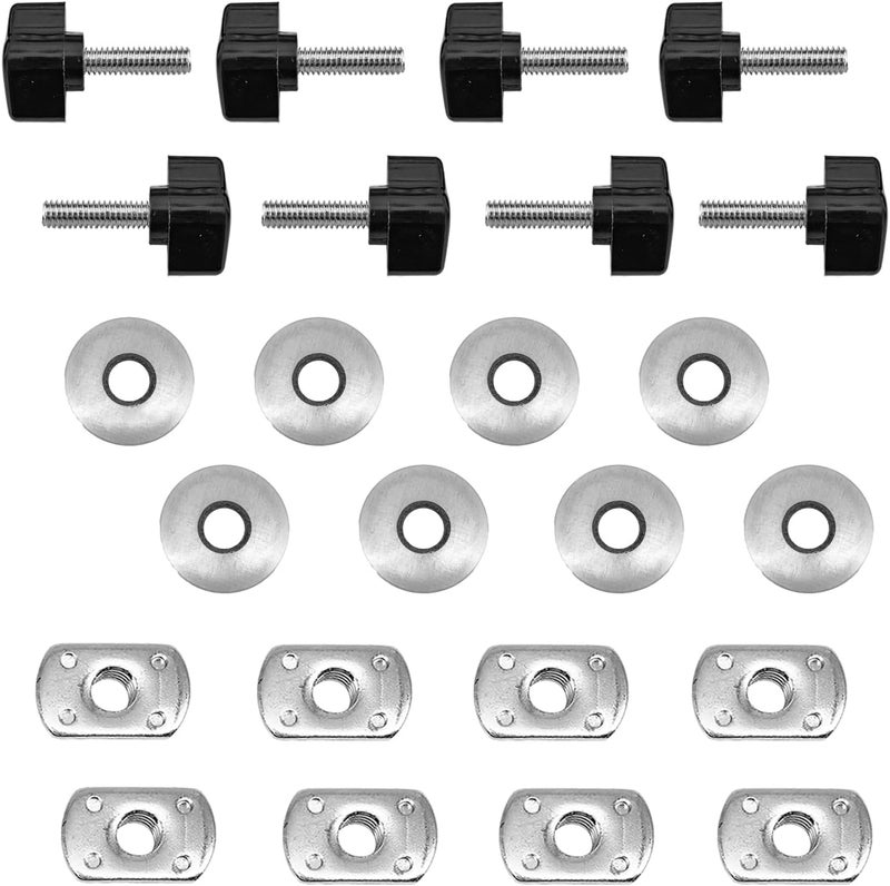 Vrasly 8 Pack Universal Hard Top Bolts for Jeep Wrangler - Image 1
