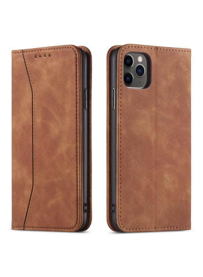 Loquat Suitable For iPhone Solid Color Flip   Leather Case - Image 1