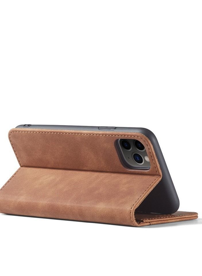 Loquat Suitable For iPhone Solid Color Flip   Leather Case - Image 2