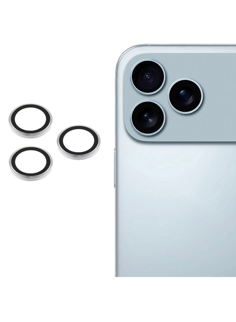 X-LEVEL AR-Spotlight Series For  iPhone 17 Pro Max / 17 Pro Tempered Glass Lens Protector Camera Lens Film - Silver - Image 1