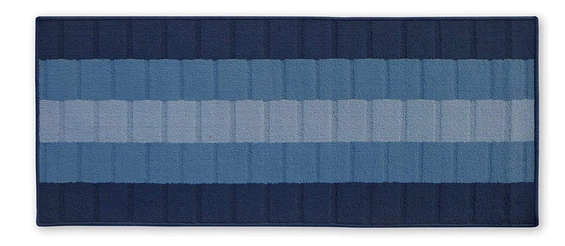 Status Contract Abstract Runner Blue Nylon 22 inch x 55 inch - Image 4