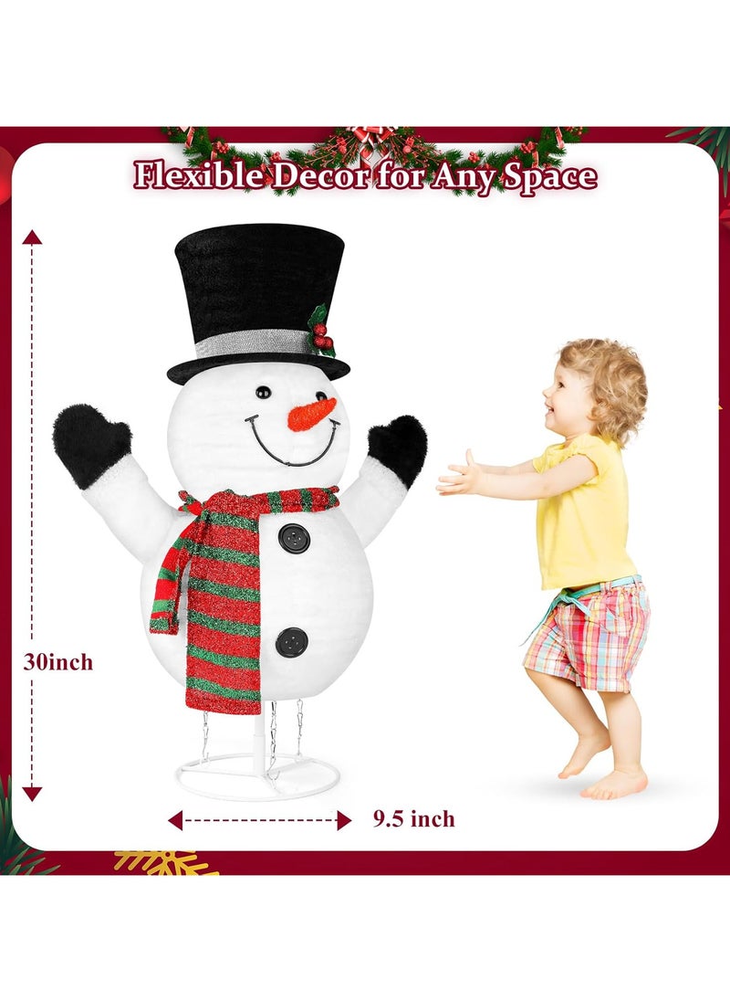 Lighted Snowman Outdoor Christmas Decorations - 28 inch light up Snowman with LED Lights, Pre-lit Snowman with Top Hat Holiday Ornaments Yard Decor for Home, Lawn and Front Yard - pzsku/Z0567E171C42E2CC16D67Z/45/_/1732073547/7f7ad8c7-17ea-4ab5-ad5c-0982bd586fe1