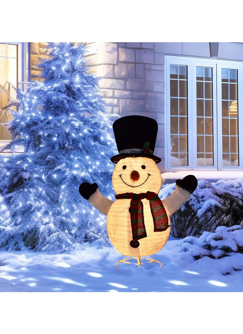 Lighted Snowman Outdoor Christmas Decorations - 28 inch light up Snowman with LED Lights, Pre-lit Snowman with Top Hat Holiday Ornaments Yard Decor for Home, Lawn and Front Yard - pzsku/Z0567E171C42E2CC16D67Z/45/_/1732073587/a79eadb1-134f-40ad-a232-ba38ef08313b