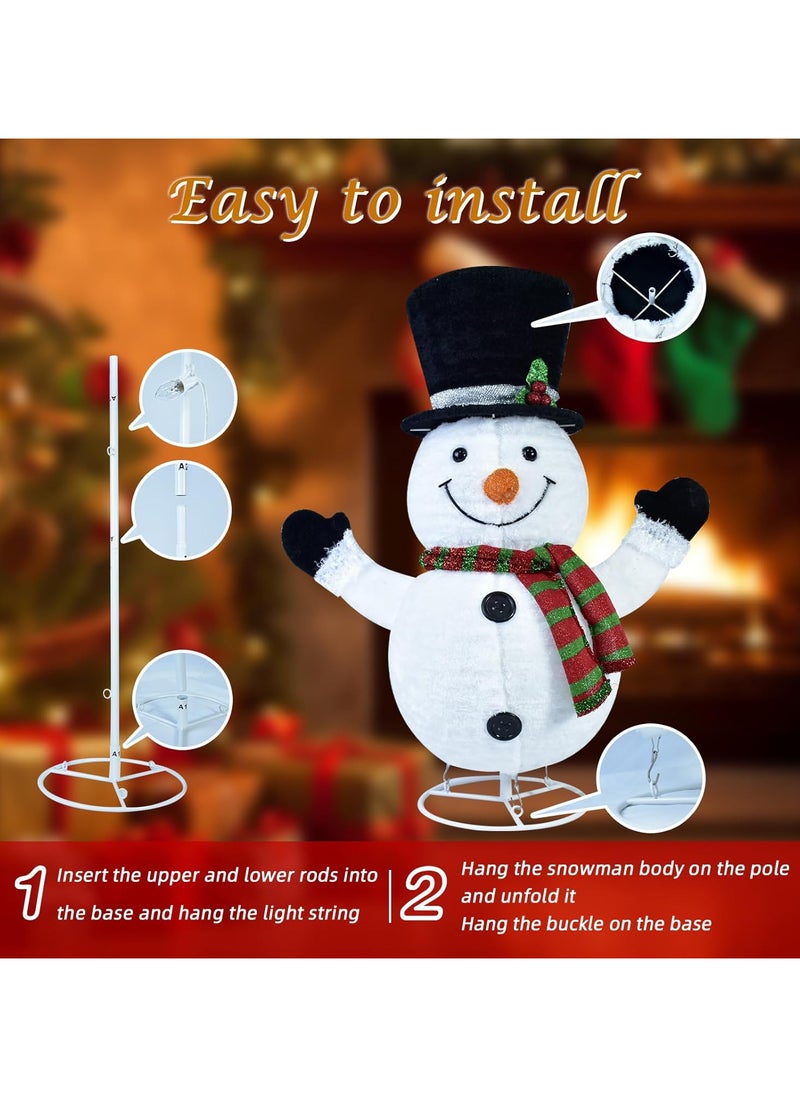 Lighted Snowman Outdoor Christmas Decorations - 28 inch light up Snowman with LED Lights, Pre-lit Snowman with Top Hat Holiday Ornaments Yard Decor for Home, Lawn and Front Yard - pzsku/Z0567E171C42E2CC16D67Z/45/_/1732073628/0d0862c6-9c72-4184-b622-ed6f33f9b826