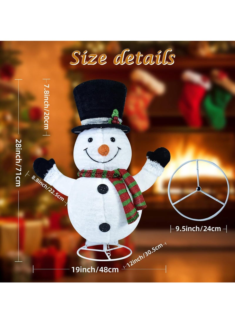 Lighted Snowman Outdoor Christmas Decorations - 28 inch light up Snowman with LED Lights, Pre-lit Snowman with Top Hat Holiday Ornaments Yard Decor for Home, Lawn and Front Yard - pzsku/Z0567E171C42E2CC16D67Z/45/_/1732073638/39b523db-80fd-4328-9abf-272c0786dd95