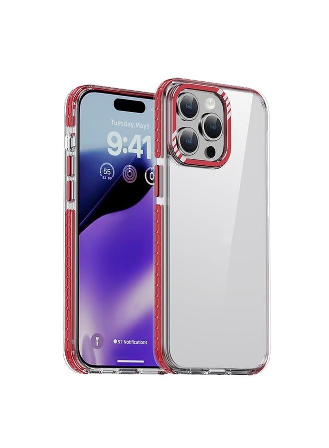 Case For iPhone 15 Pro Max MT Series Transparent PC+TPU Phone Case