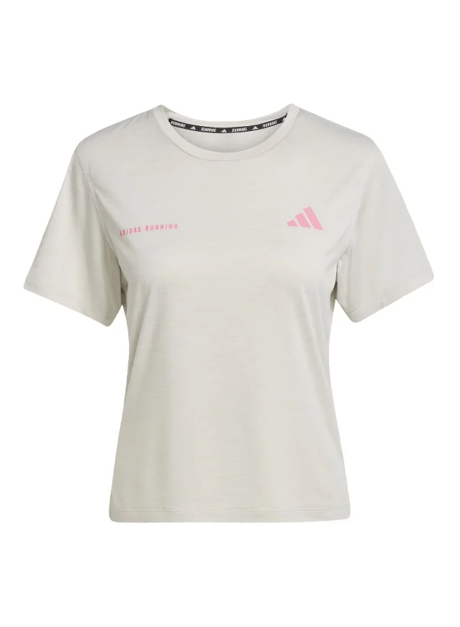 adidas Otr Mel Tee W Grey Running Shirts For Women 2XS
