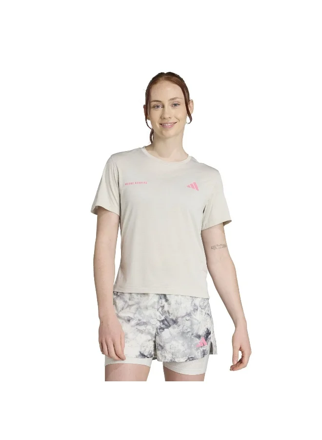 adidas Otr Mel Tee W Grey Running Shirts For Women 2XS