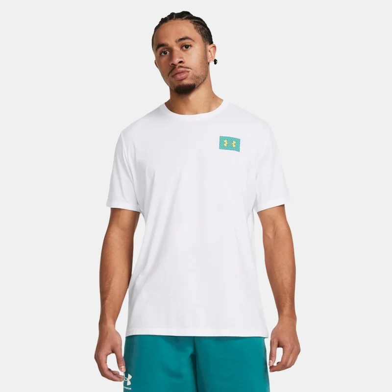 UNDER ARMOUR Men's Colourblock Logo T-Shirt
