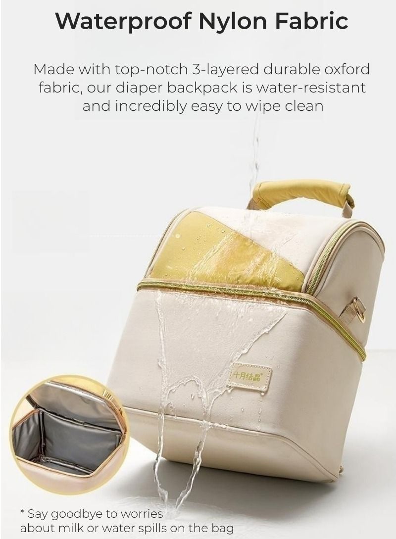 Be a better mom Breastmilk Cooler Bag, Backpack with Cooler, Waterproof and Durable Material Travel Diaper Bag - Image 4