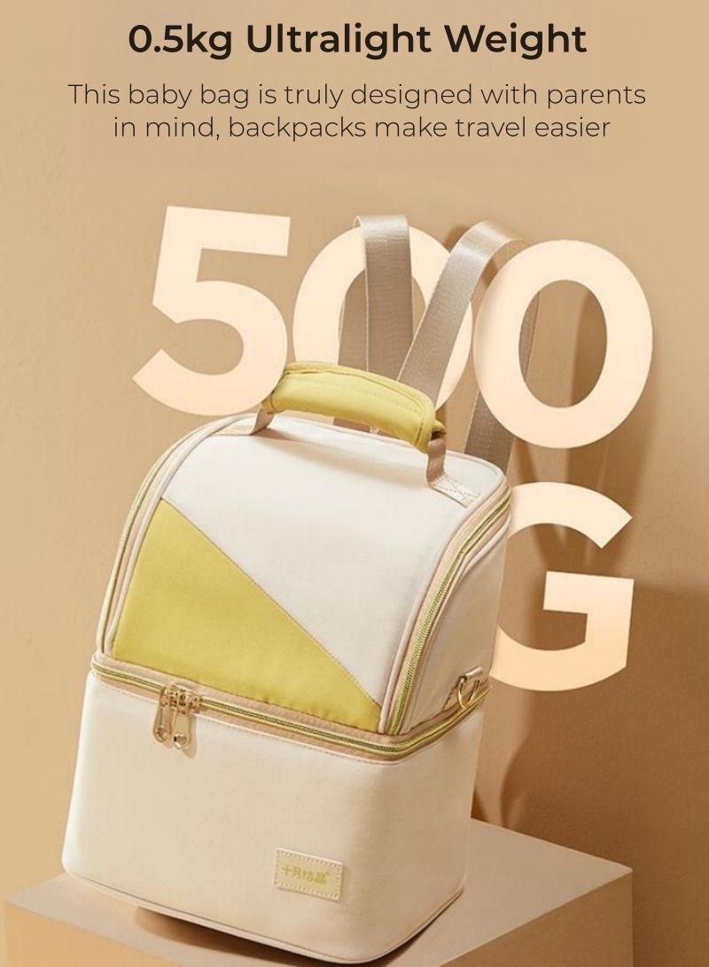Be a better mom Breastmilk Cooler Bag, Backpack with Cooler, Waterproof and Durable Material Travel Diaper Bag - Image 5