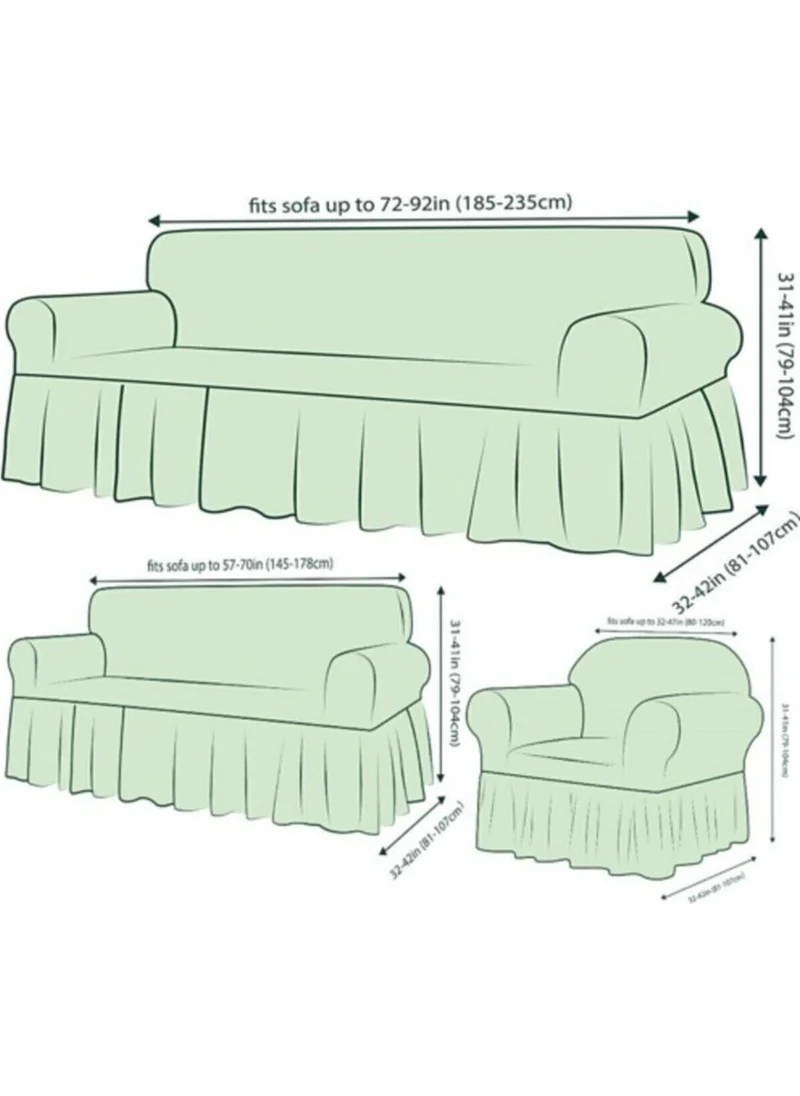 Elgeyar Bürümcük Armchair, Sofa, Sofa Bed Cover, Sofa Cover 3 1 1