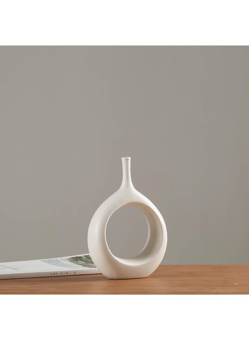 Y&D 2 Piece Set Modern Minimalist Living Room Creative Dining Table Coffee Table Home Decoration  Ceramic Vase - Image 3