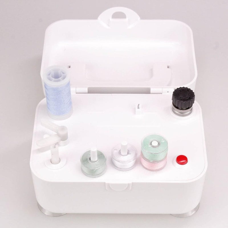 klarako Electric Bobbin Winder, Portable Side Winder with Two Kinds of Bobbin Fixing Structures, USB or Battery Power Supply, Suction Cup Design Automatic Bobbin Winder for Sewing - Image 3