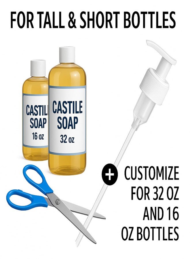 BAR5F Soap and Lotion Pump, Fits Most 32oz Castile Soap Bottles, 28/410 Neck, 2cc Dispensed Per Pump BPA-Free (4 Pack) - Image 5