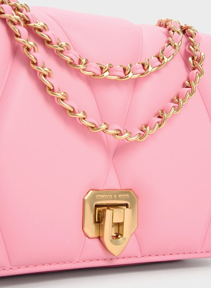 Charles & Keith Tas Bahu Arwen Quilted - Image 2