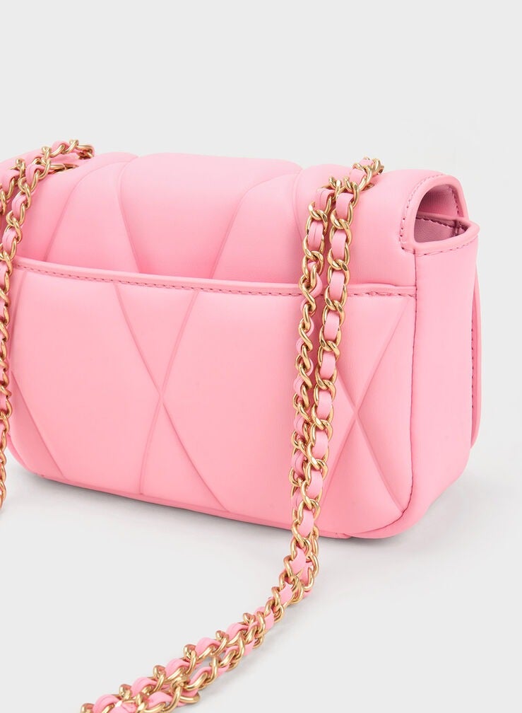 Charles & Keith Tas Bahu Arwen Quilted - Image 3