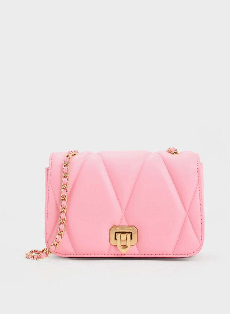 Charles & Keith Tas Bahu Arwen Quilted - Image 1